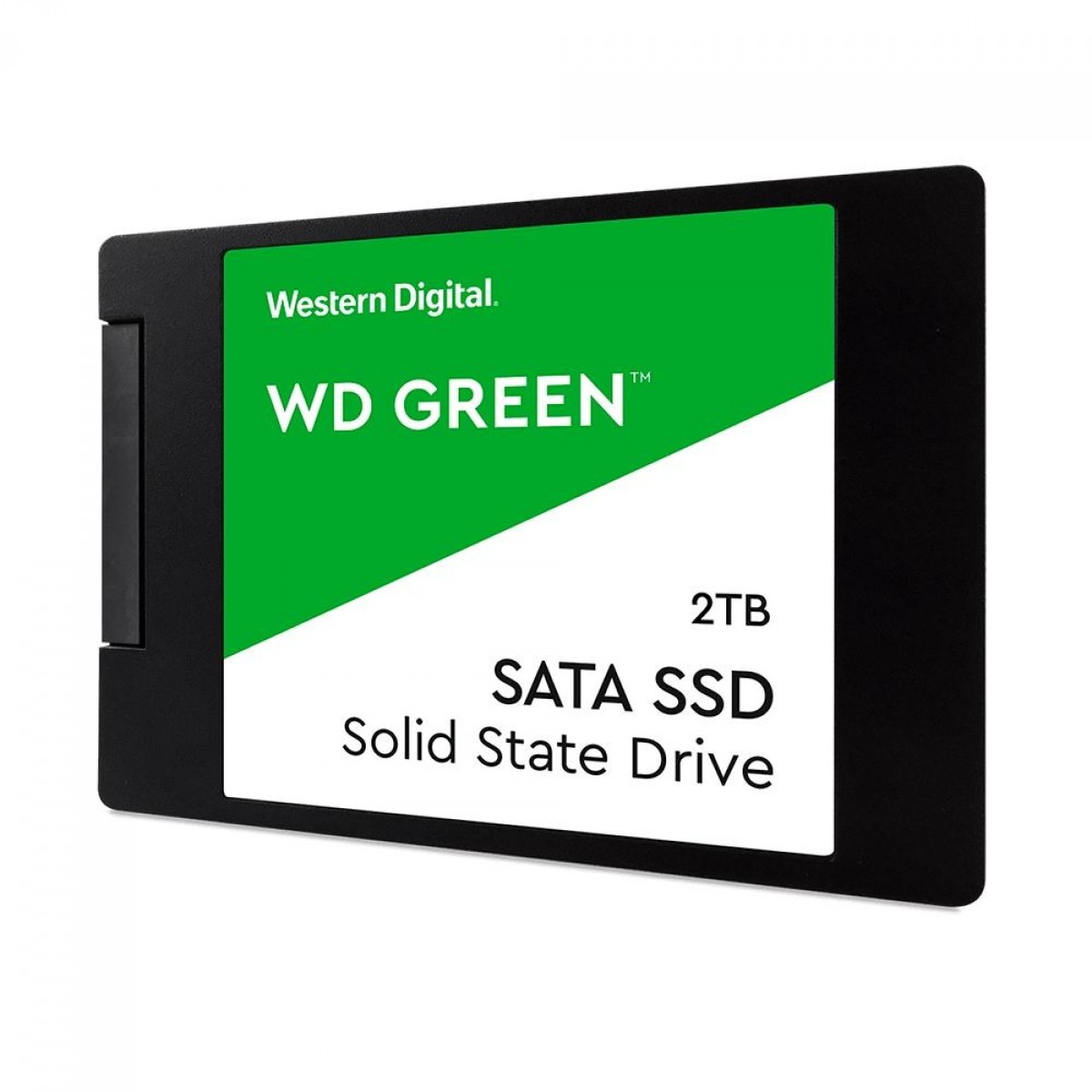 SSD WD Green 2TB, Sata III, Leitura 545MBs e Gravação 460MBs, WDS200T2G0A