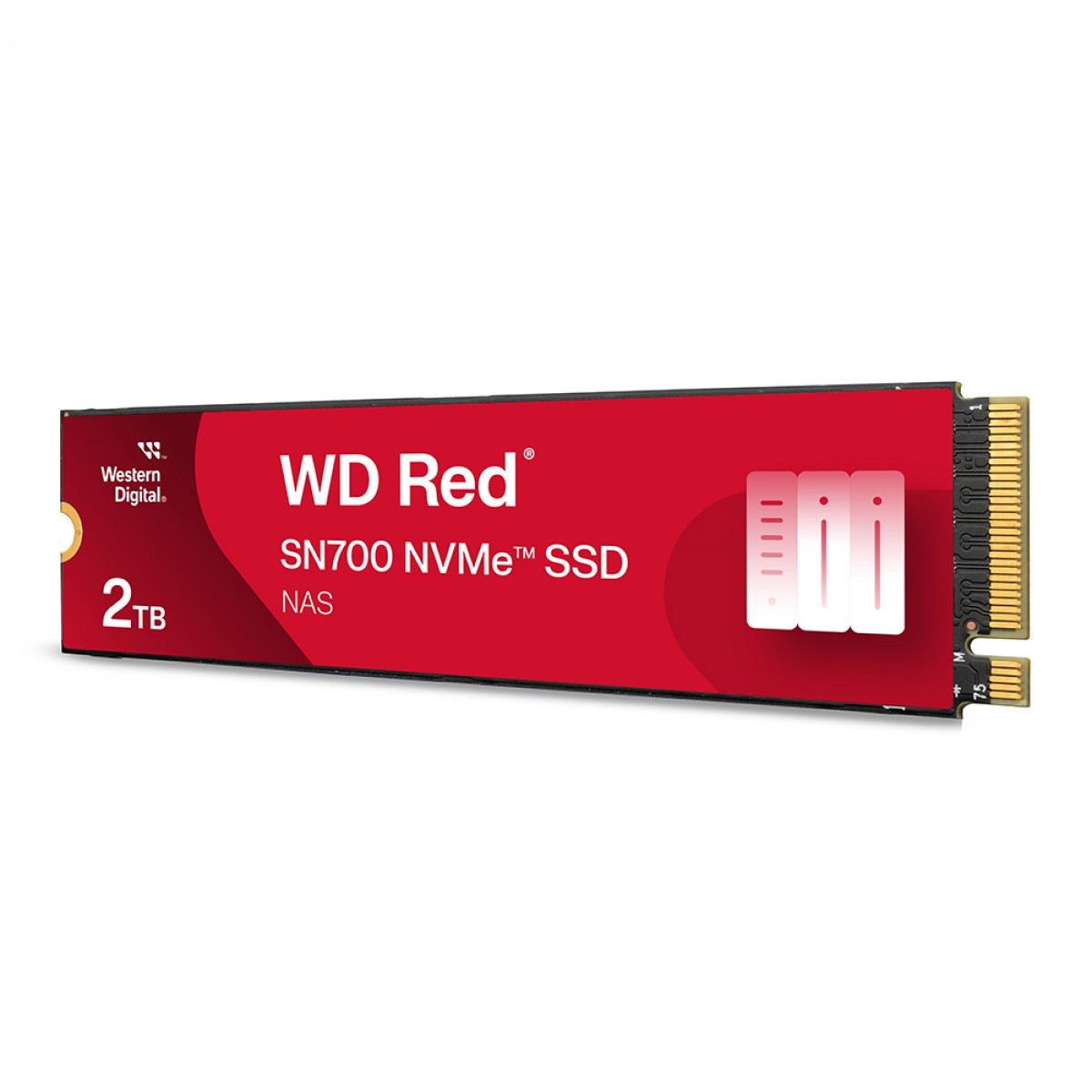 SSD WD_Red SN700 NVMe M.2, 2TB, PCIe Gen3 x4, NVMe, Leitura 3400MBs e Gravação 2900MBs, WDS200T1R0C