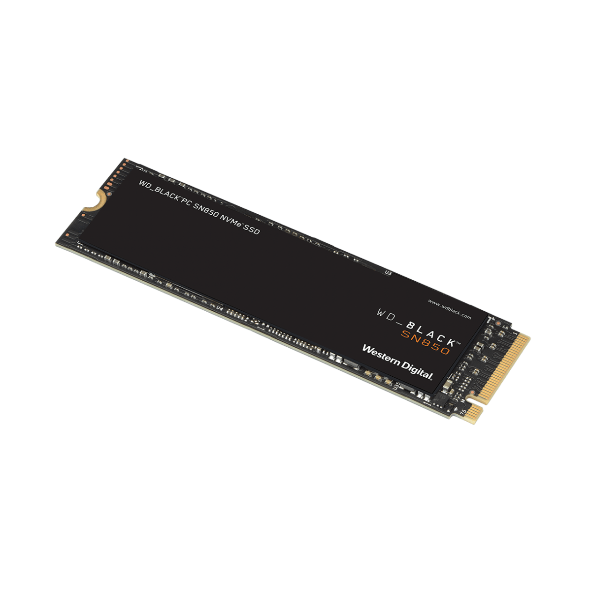 SSD WD_Black SN850, 1TB, NVMe, 7000 MB/s Leitura e 5300 MB/s2 Gravação, Sem Heatsink, WDS100T1X0E