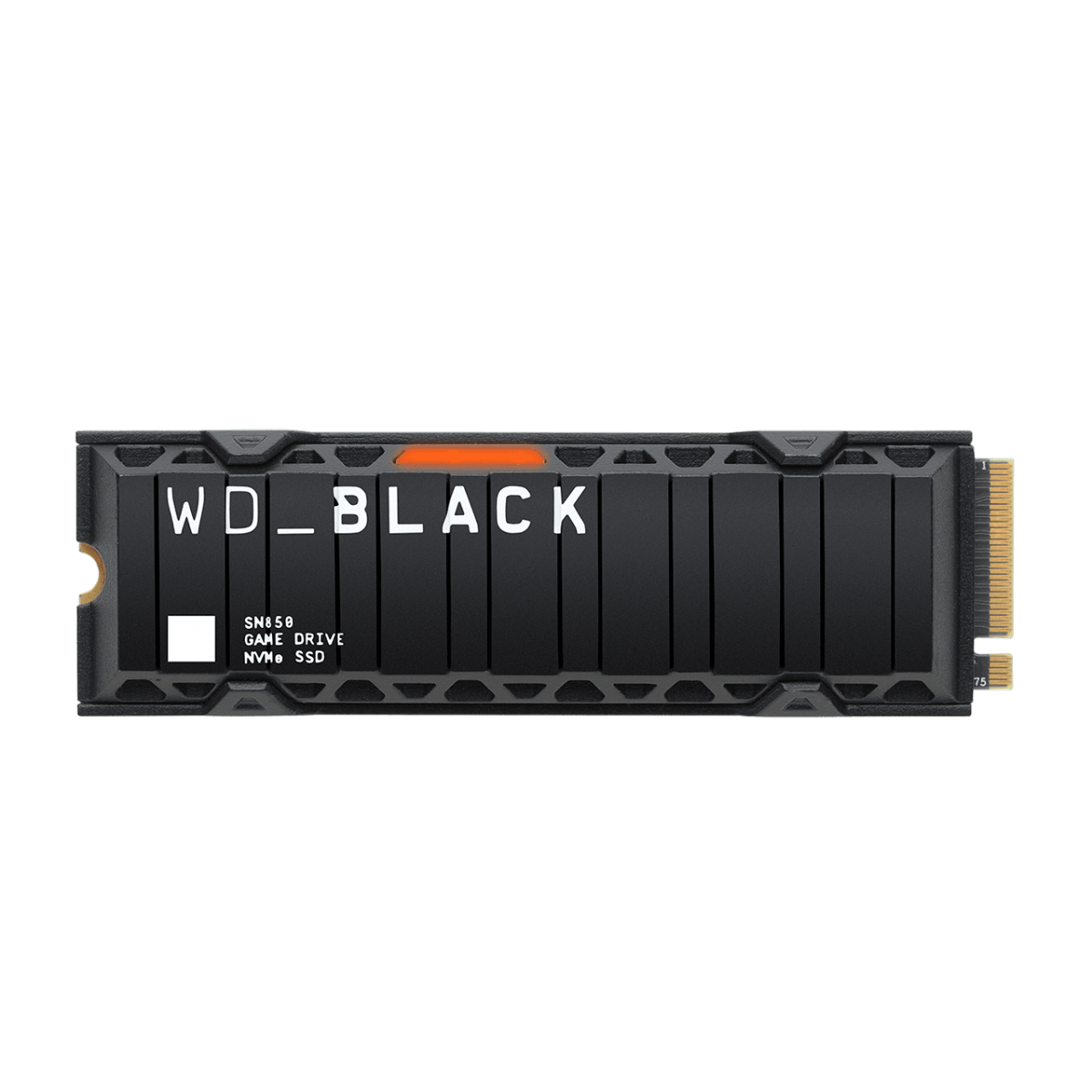 SSD WD_Black SN850, 2TB, NVMe, 7000 MB/s Leitura e 5300 MB/s2 Gravação, Com Heatsink, WDS200T1XHE