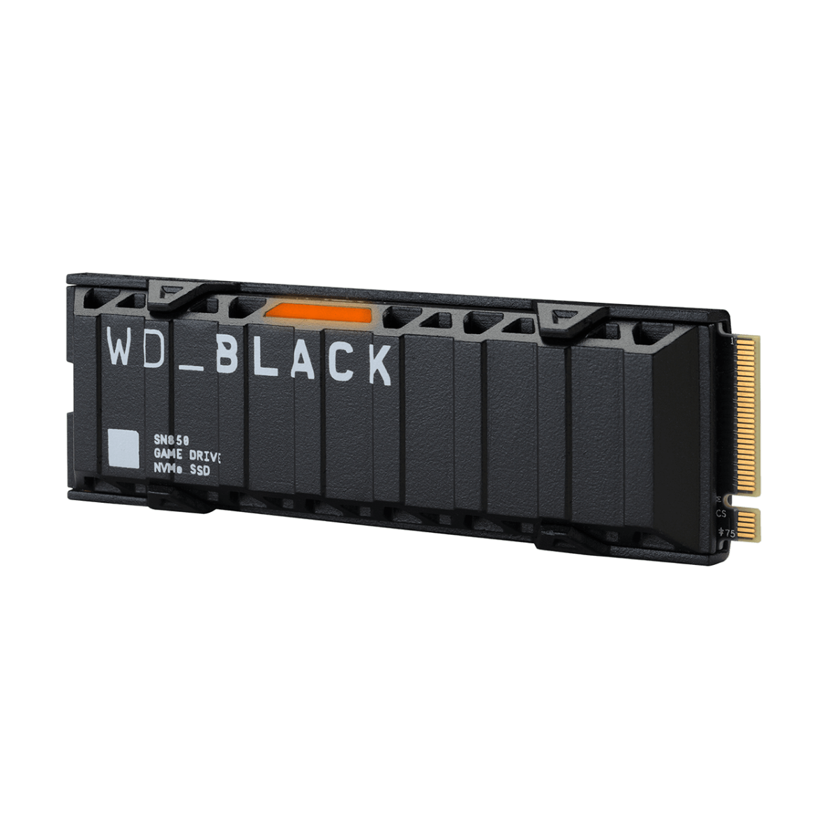 SSD Western Digital, WD_Black SN850, 500GB, NVMe, 7000 MB/s Leitura e 5300 MB/s2 Gravação, Com Heatsink, WDS500G1XHE