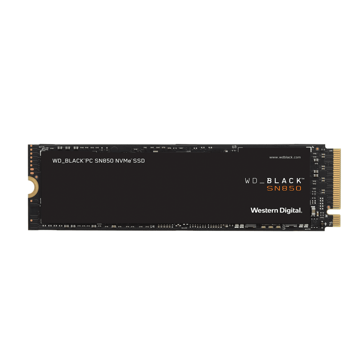 SSD WD_Black SN850, 500GB, NVMe, 7000 MB/s Leitura e 5300 MB/s2 Gravação, Sem Heatsink, WDS500G1X0E