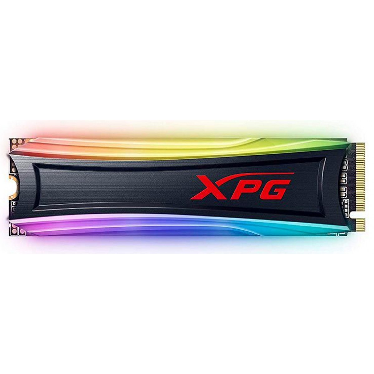 SSD XPG Spectrix S40G RGB, 1TB, M.2 2280, NVMe, Leitura: 3500MBs e Gravação: 1900MBs, AS40G-1TT-C