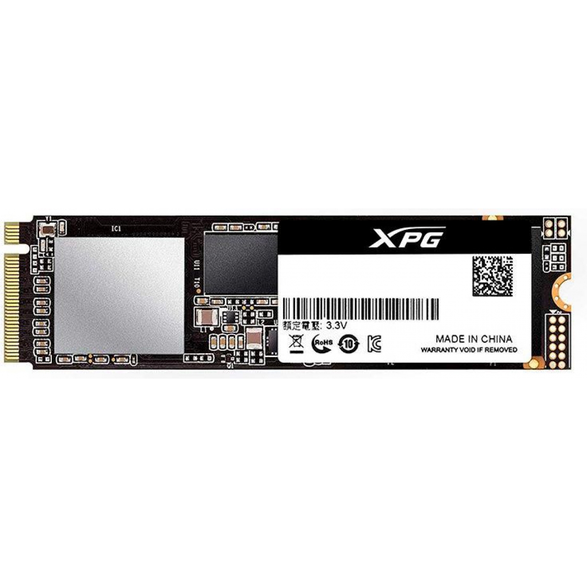 SSD XPG SX8200 Pro, 256GB, M.2 2280, NVMe, Leitura: 3500MBs e Gravação: 3000MBs, ASX8200PNP-256GT-C