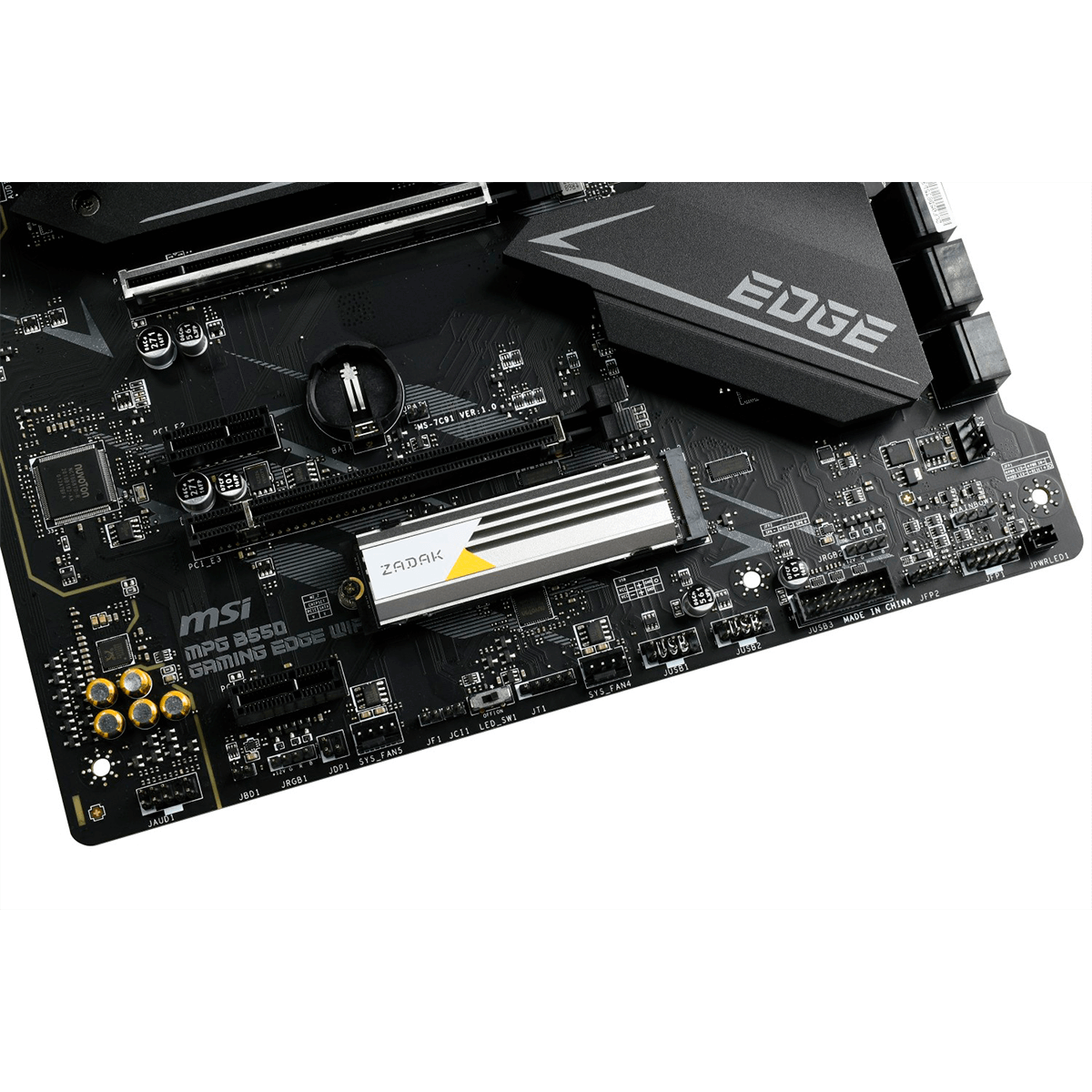 SSD Zadak TWSG4S 512GB, PCIe Gen 4x4 M.1.4 NVMe, Leitura 7400MBs e Gravação 7000MBs, ZS512GTWSG4S-1
