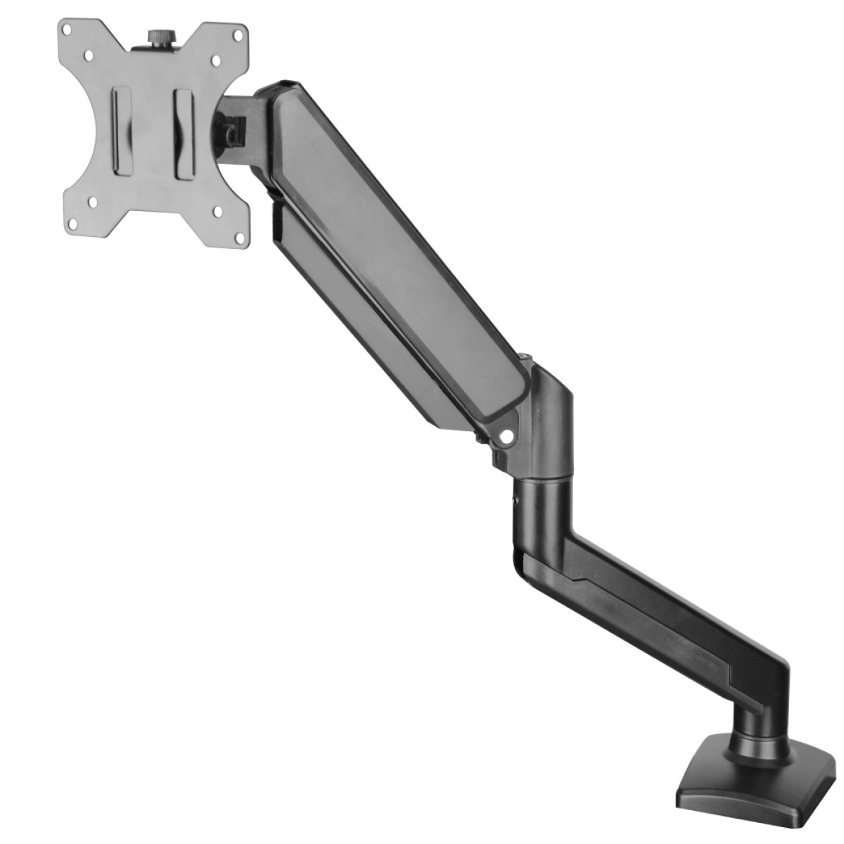 Suporte de Mesa Bluecase Ergo Flexy, Articulado, Com Pistão, Para Monitores 12 Até 32 Pol, Preto, BSMTG01-3BBX