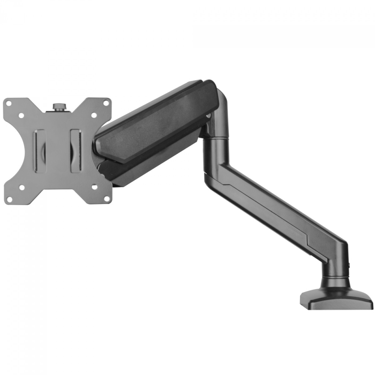 Suporte de Mesa Bluecase Ergo Flexy, Articulado, Com Pistão, Para Monitores 12 Até 32 Pol, Preto, BSMTG01-3BBX