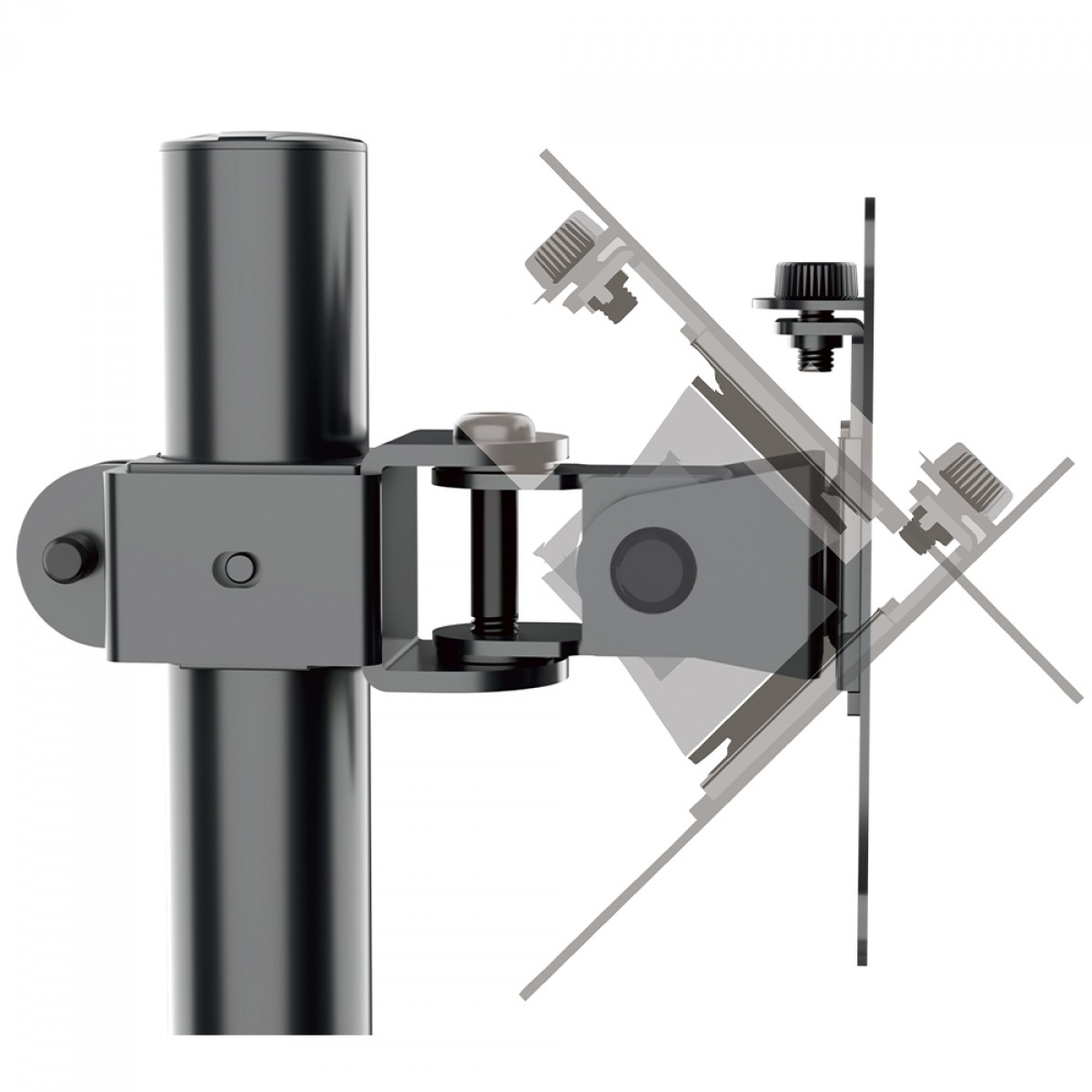 Suporte de Mesa Dr. Office Titan B10, Articulado, Ergonômico, Para Monitores de Até 32 Pol, DR-MA-B10S1M0K32INN10BN
