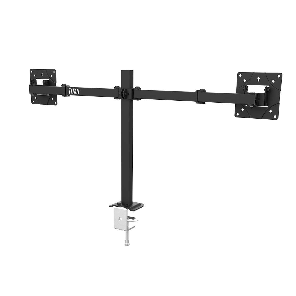 Suporte de Mesa Dr. Office Titan D10, Ergonômico, Para 2 Monitores de Até 32 Pol, DR-MA-D10T2M0K32INN10BN