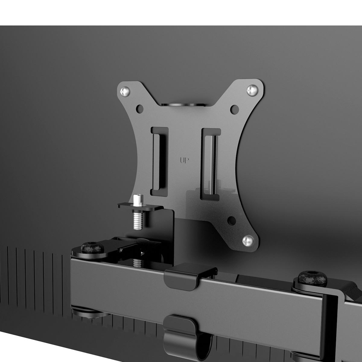 Suporte de Mesa Dr. Office Titan K10, Ergonômico, Para Monitores de 13 Até 32 Pol, DR-MA-K10T1M0K32INN10BN