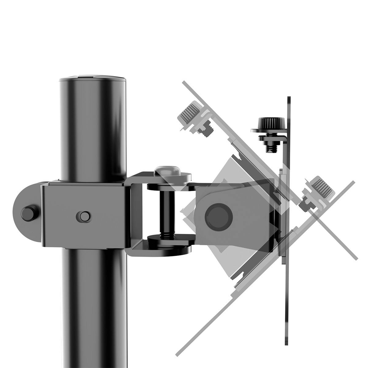 Suporte de Mesa Dr. Office Titan K15, Ergonômico, Para Monitores de 13 Até 32 Pol, DR-MA-K15T1M0K32INN10BN