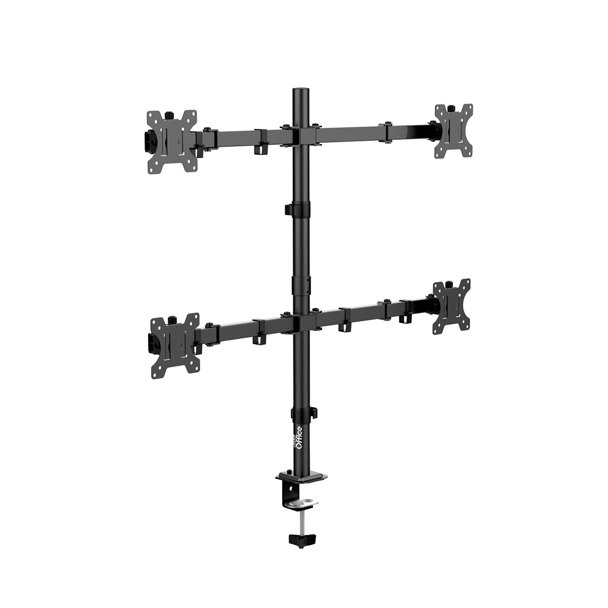 Suporte de Mesa Dr. Office Titan K40, Articulado, Ergonômico, Para 4 Monitores de Até 32 Pol, DR-MA-K40T4M0K32INN10BN