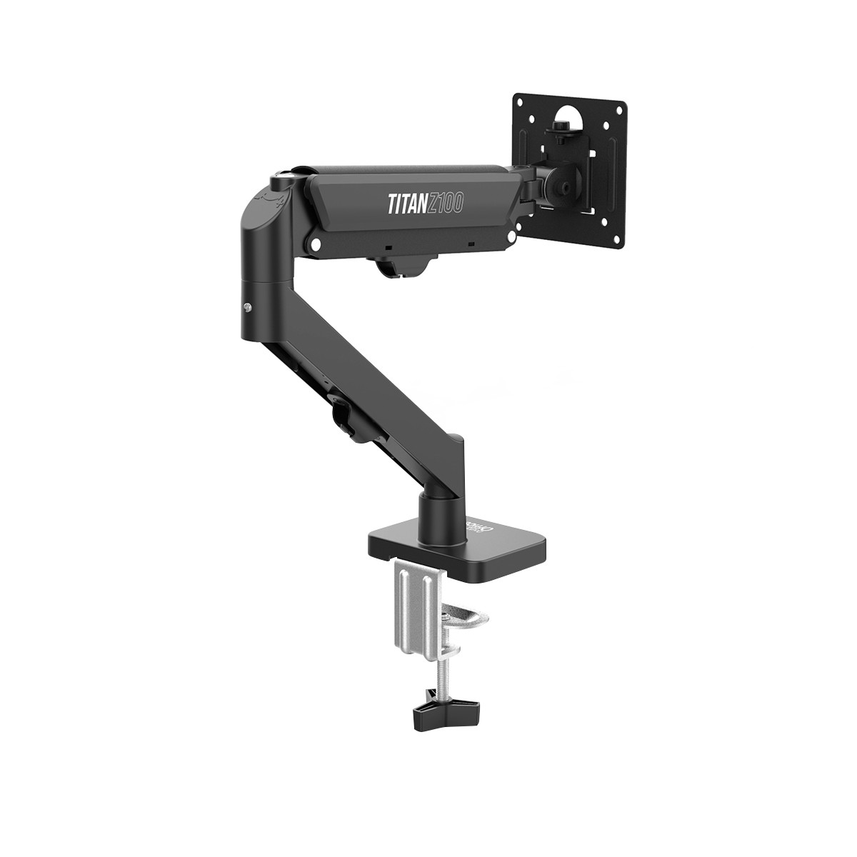 Suporte de Mesa Dr. Office Titan Z100, Articulado, Com Pistão, Para Monitores de Até 32 Pol, DR-MA-Z10T1M0K32INN10BN