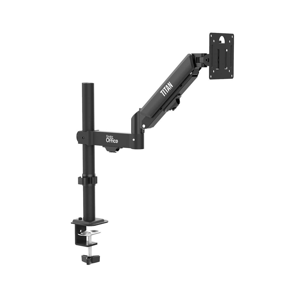 Suporte de Mesa Dr. Office Titan Z100-S, Articulado, Com Pistão, Para Monitores de Até 32 Pol, DR-MA-Z10S1M0K32INN10BN
