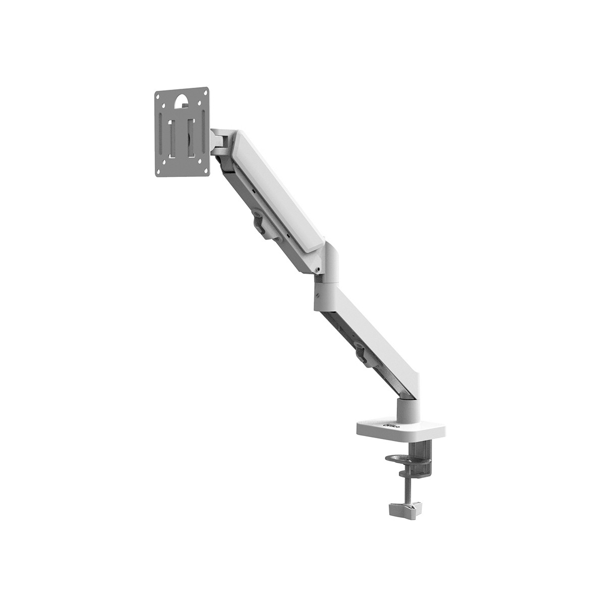 Suporte de Mesa Dr. Office Titan Z100 White, Articulado, Com Pistão, Para Monitores de Até 32 Pol, Branco, DR-MA-Z10T1M0K32INN10WN