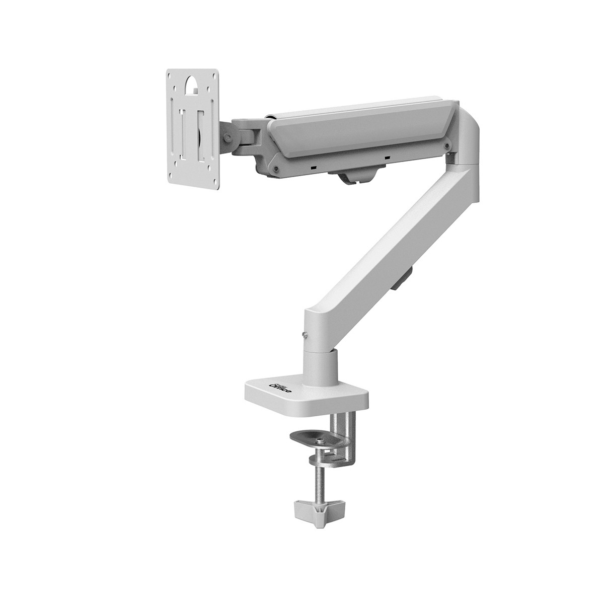 Suporte de Mesa Dr. Office Titan Z100 White, Articulado, Com Pistão, Para Monitores de Até 32 Pol, Branco, DR-MA-Z10T1M0K32INN10WN