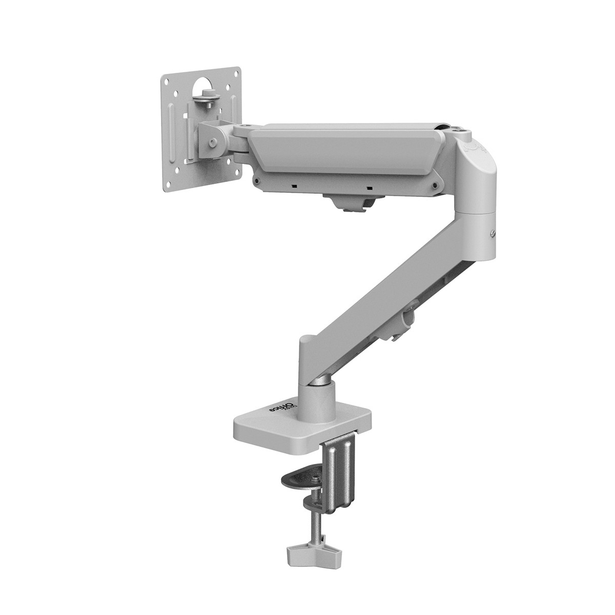 Suporte de Mesa Dr. Office Titan Z100 White, Articulado, Com Pistão, Para Monitores de Até 32 Pol, Branco, DR-MA-Z10T1M0K32INN10WN