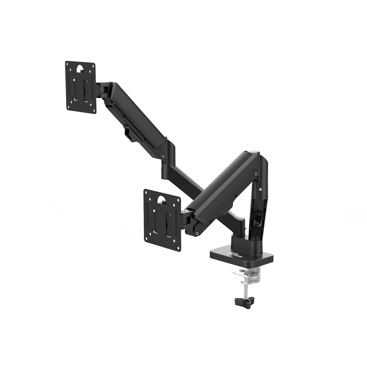 Suporte de Mesa Dr. Office Titan Z120, Articulado, Com Pistão, Para 2 Monitores de Até 32 Pol, DR-MA-Z12T2M0K32INN10BN