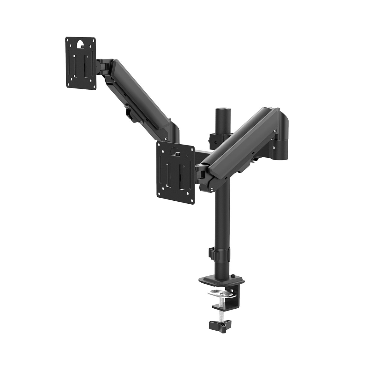 Suporte de Mesa Dr. Office Titan Z120-S, Articulado, Com Pistão, Para 2 Monitores de Até 32 Pol, DR-MA-Z12S2M0K32INN10BN