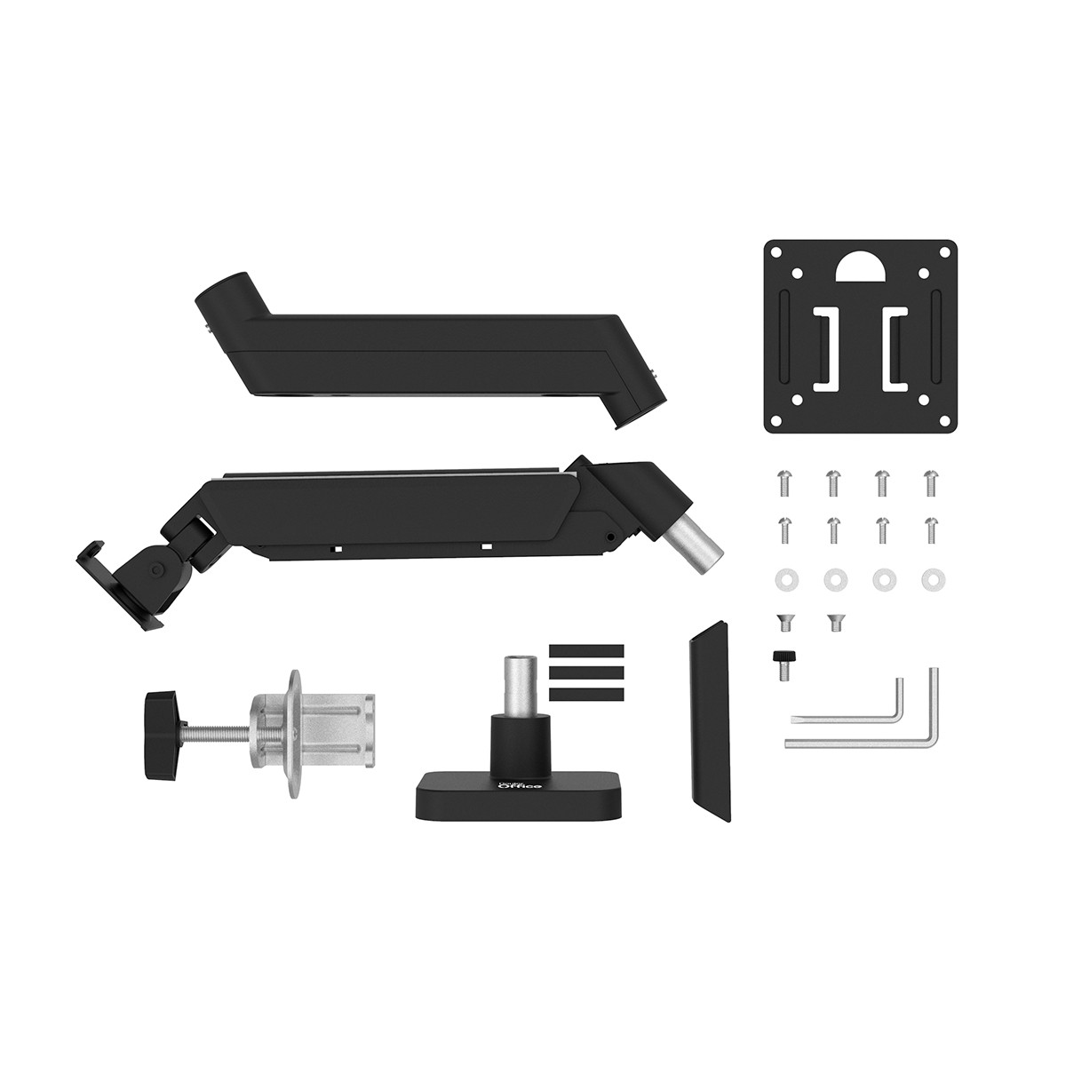 Suporte de Mesa Dr. Office Titan Z200, Articulado, Com Pistão, Para Monitores de Até 32 Pol, DR-MA-Z20T1M0K32INN10BN