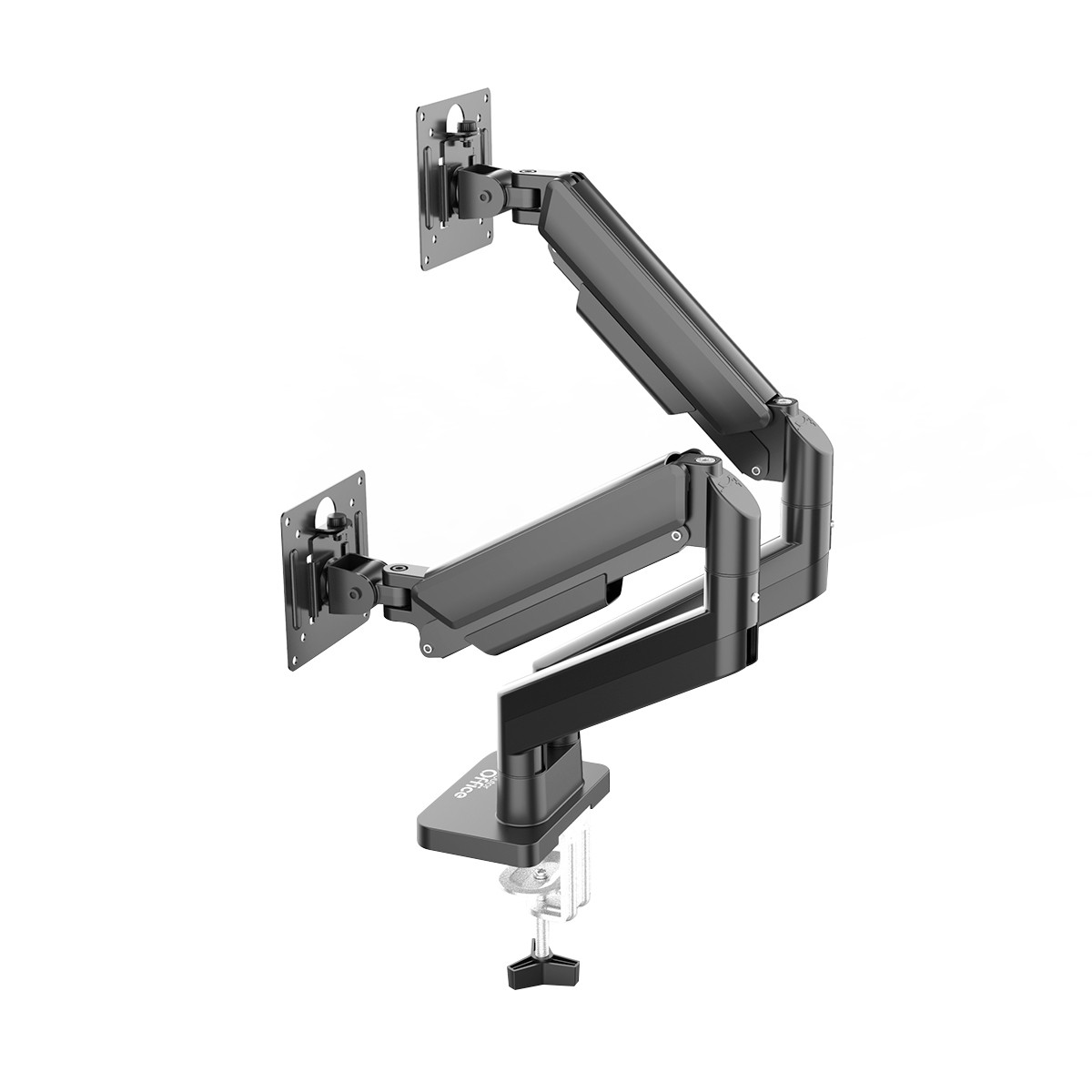 Suporte de Mesa Dr. Office Titan Z220, Articulado, Com Pistão, Para 2 Monitores de Até 32 Pol, DR-MA-Z22T2M0K32INN10BN
