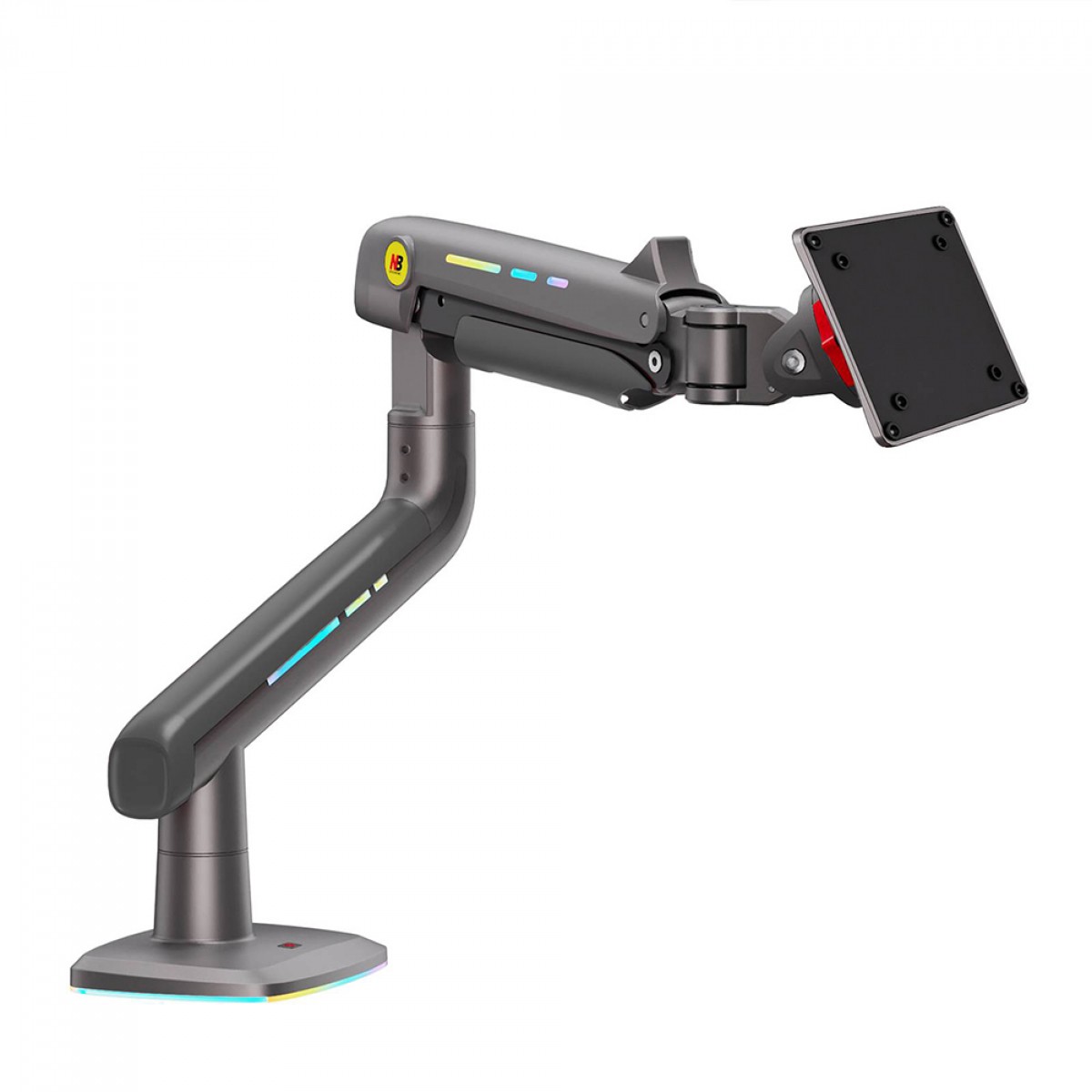 Suporte de Mesa Ergonômico North Bayou F5-G, RGB, Articulado, Para Monitores de 32 Até 60 Pol, Preto