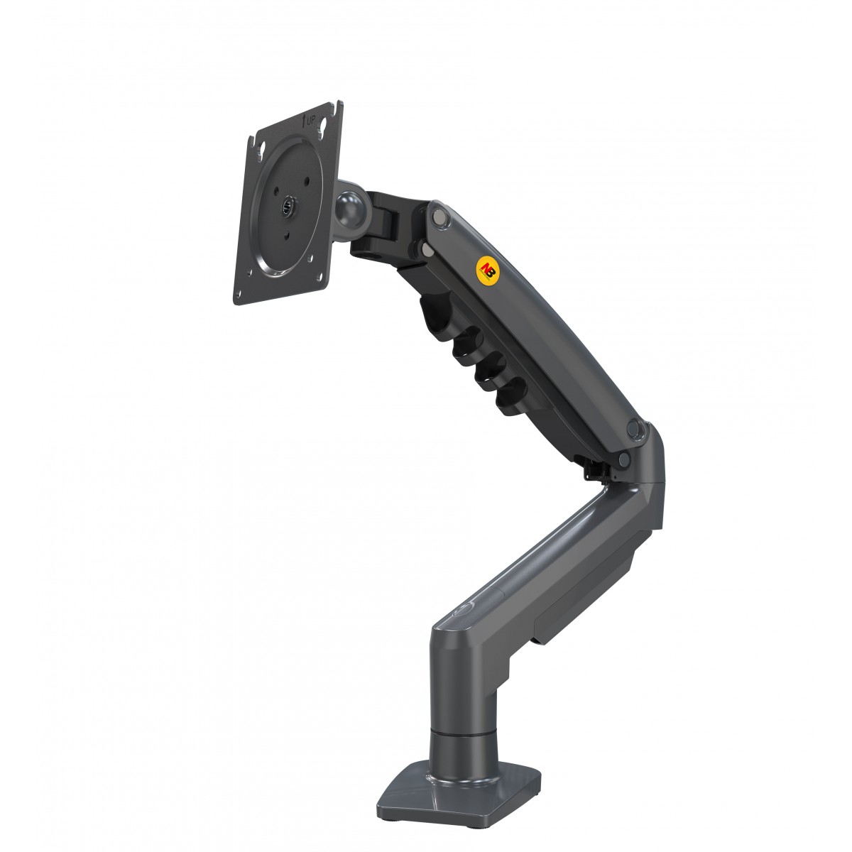 Suporte de Mesa North Bayou F80, Articulado, Com Pistão, Para Monitores 17 Até 30 Pol, Preto