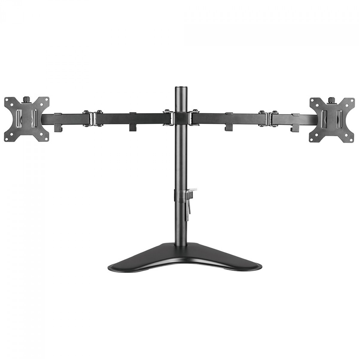 Suporte de Mesa PCYes, Ajustável, Para 2 Monitores 13 Até 32 Pol, Preto, PLMSM02A