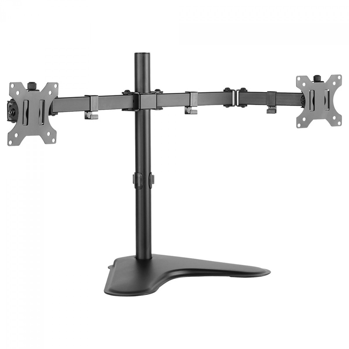 Suporte de Mesa PCYes, Ajustável, Para 2 Monitores 13 Até 32 Pol, Preto, PLMSM02A