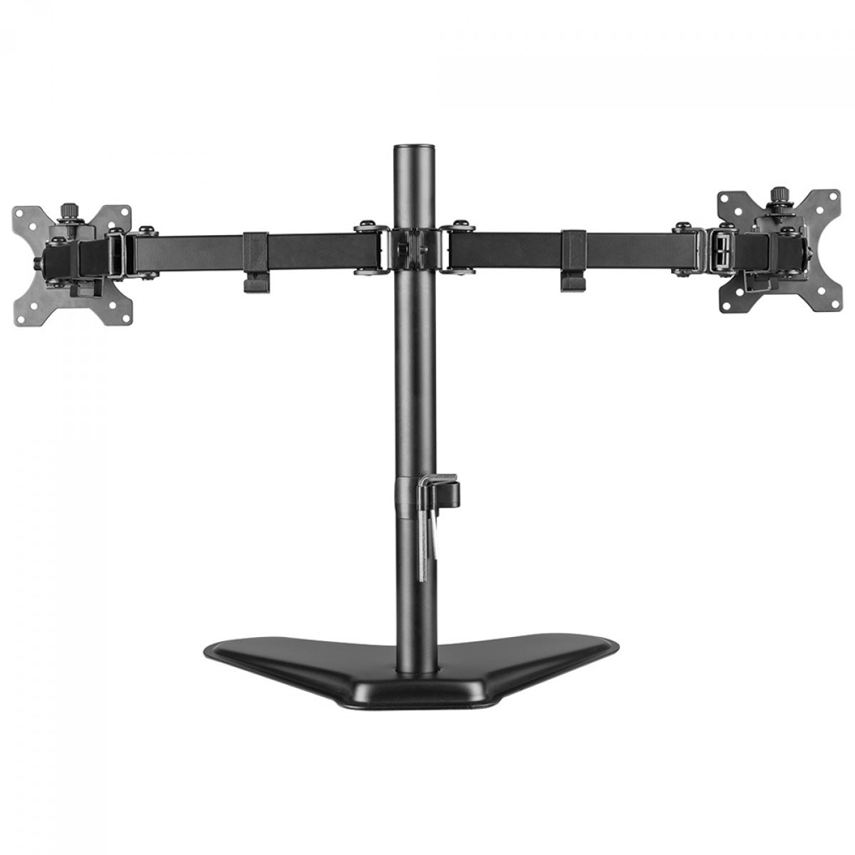 Suporte de Mesa PCYes, Ajustável, Para 2 Monitores 13 Até 32 Pol, Preto, PLMSM02A
