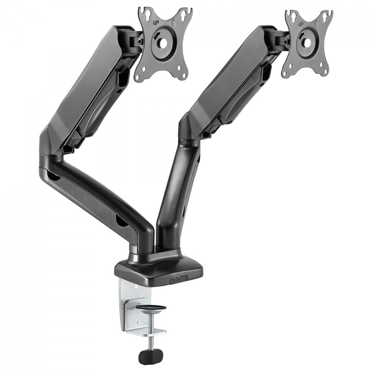 Suporte de Mesa Vinik, Articulado, Com Pistão, Para 2 Monitores 17 Até 32 Pol, Preto, SM-341B