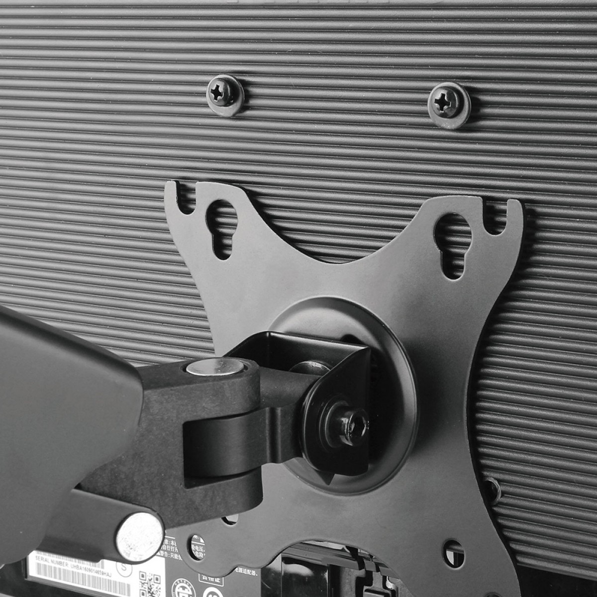 Suporte de Mesa Vinik, Articulado, Com Pistão, Para 2 Monitores 17 Até 32 Pol, Preto, SM-341B