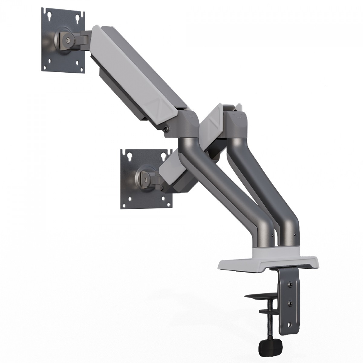 Suporte de Monitor Elements Audaz Duo, Articulado, Branco