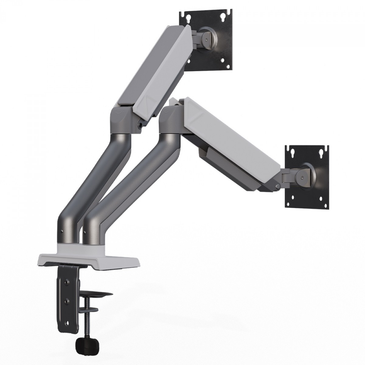 Suporte de Monitor Elements Audaz Duo, Articulado, Branco
