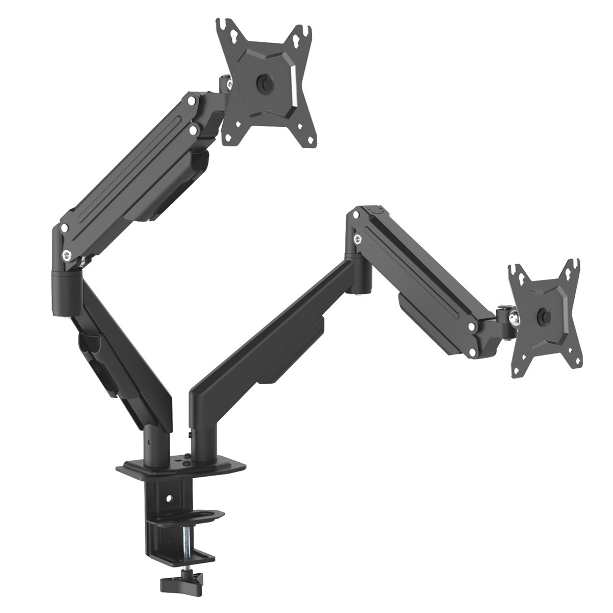 Suporte de Monitor Hayom Duplo, Articulado, Para Monitores de 13 Até 32 Polegadas, Preto, TV8001