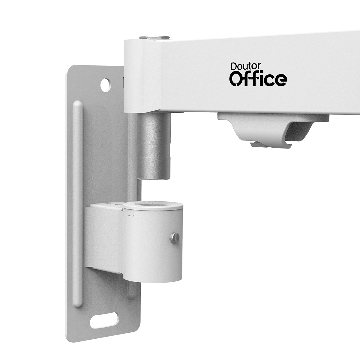 Suporte de Parede Dr. Office Titan Z115 White, Articulado, Com Pistão, Para Monitores de Até 32 Pol, Branco, DR-MA-Z11W1M0K32INN10WN
