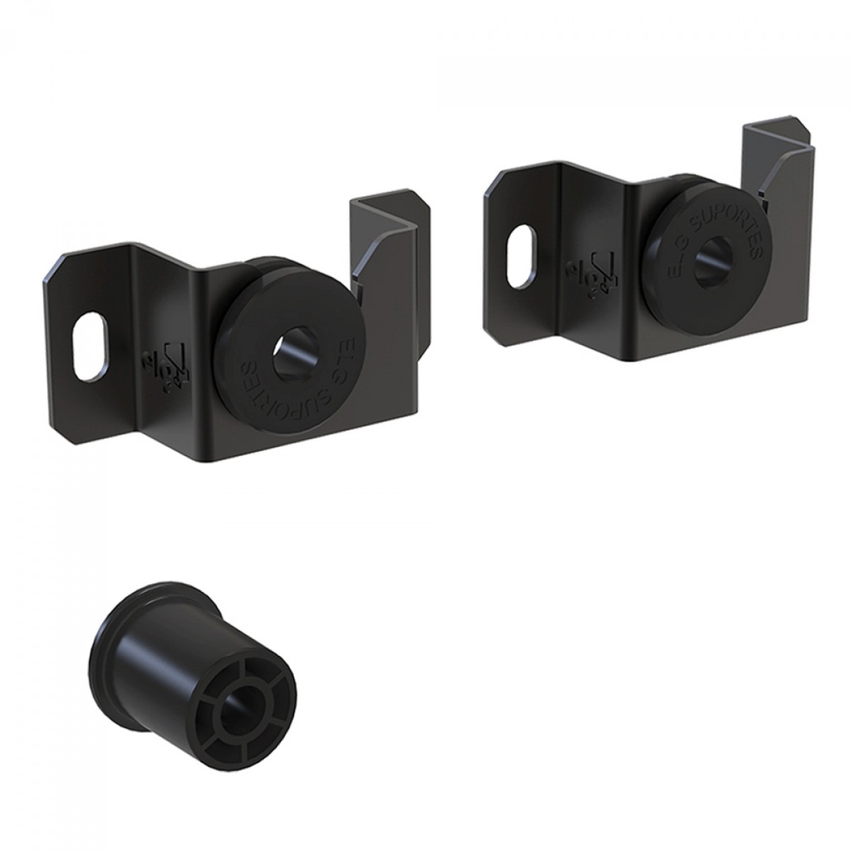 Suporte de Parede Universal ELG UNI88, Fixo, Para TV de 14 à 100 Pol, Preto