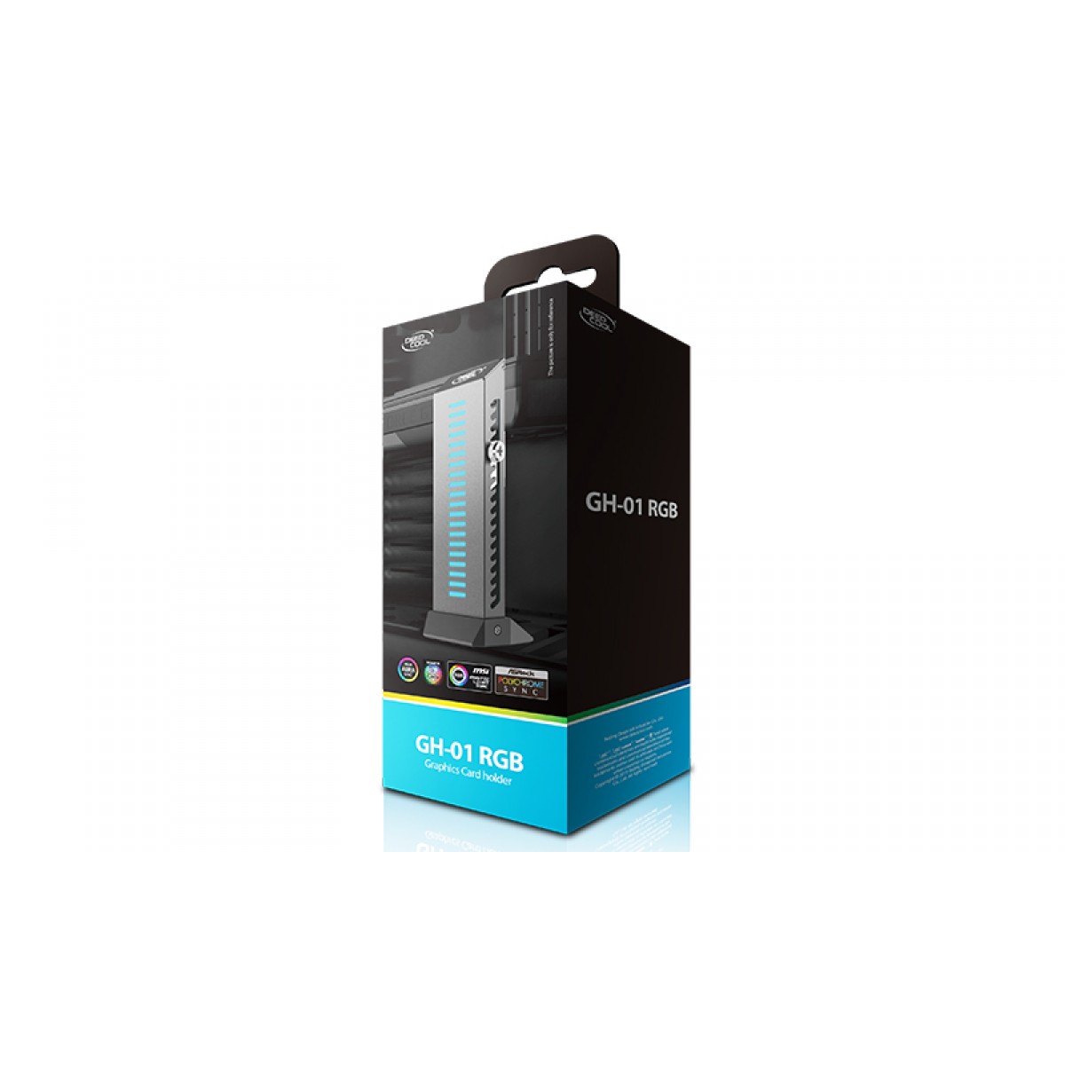 Suporte de Placa de Vídeo Deepcool GH-01 RGB, Black, GH-01 RGB