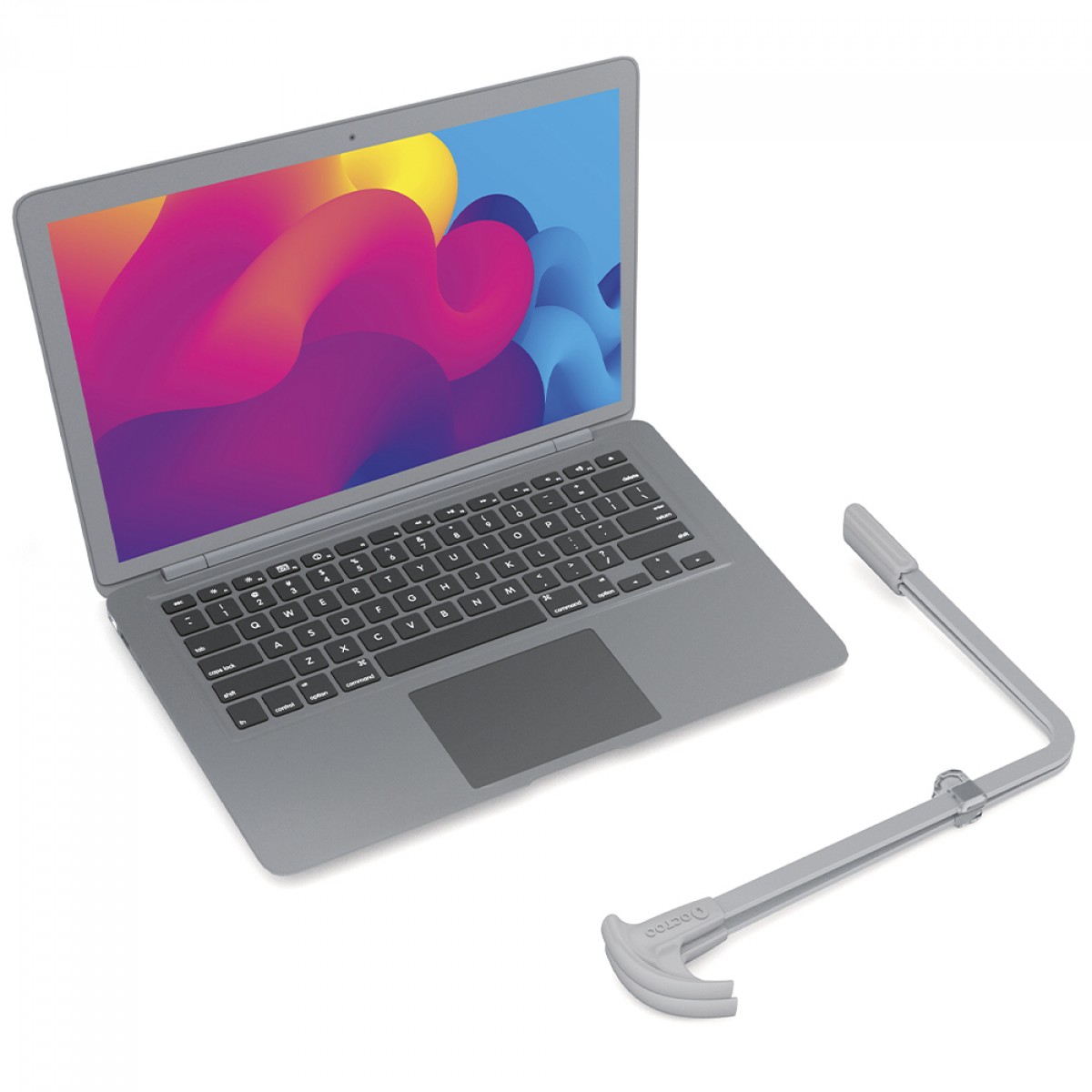 Suporte Ergonômico para Notebook Octoo Litestand Note, Ice Silver