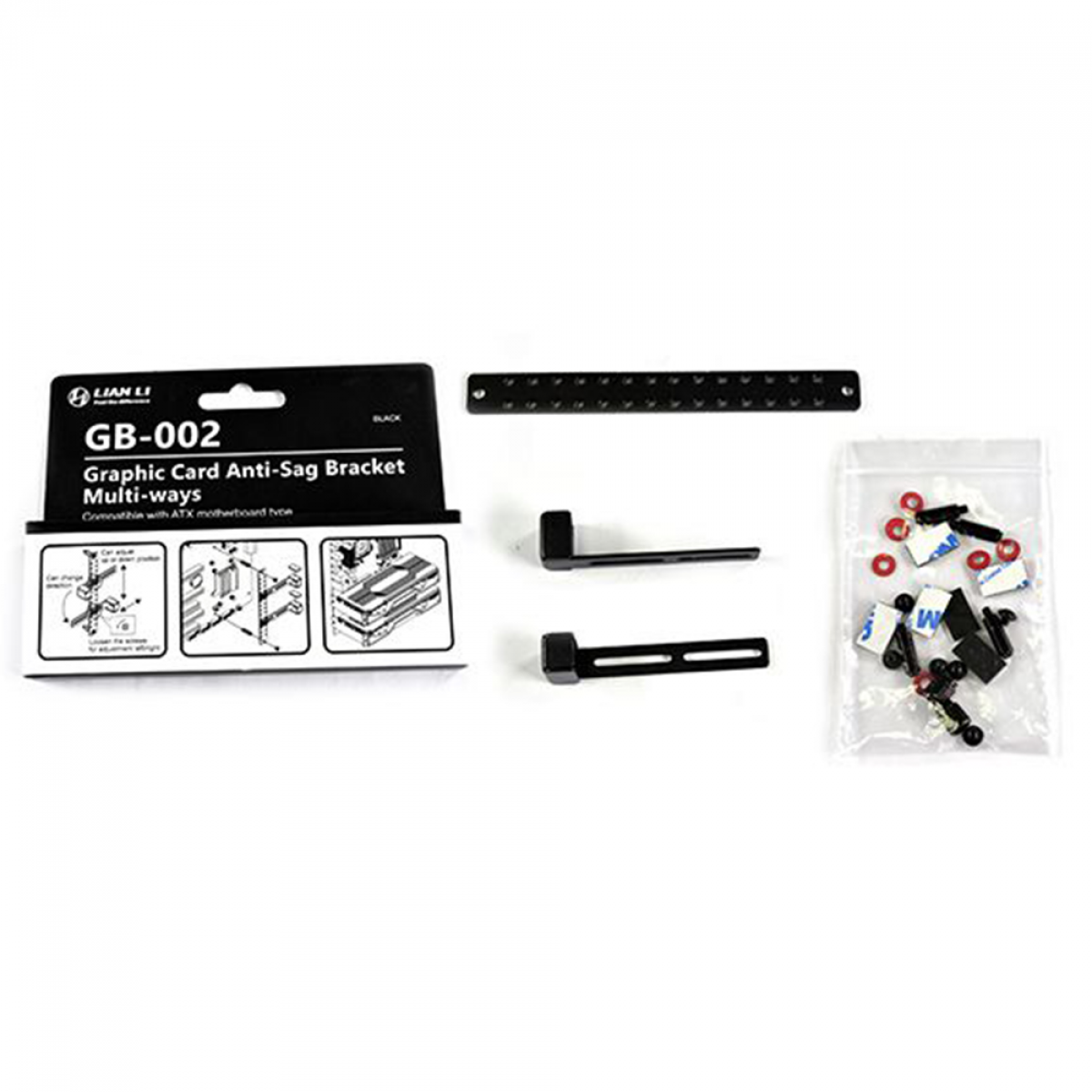 Suporte Para GPU Lian Li GB-002, Black