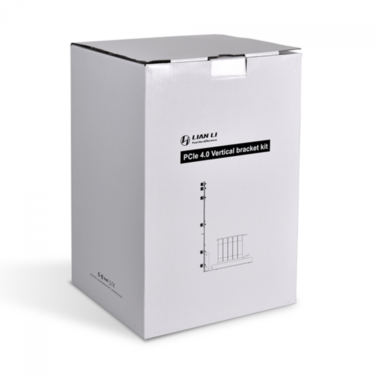 Suporte para GPU Vertical Lian Li O11D Mini Branco, PCI-E 4.0, Exclusivo Gabinete O11DMINI-1, O11DMINI-1W-4