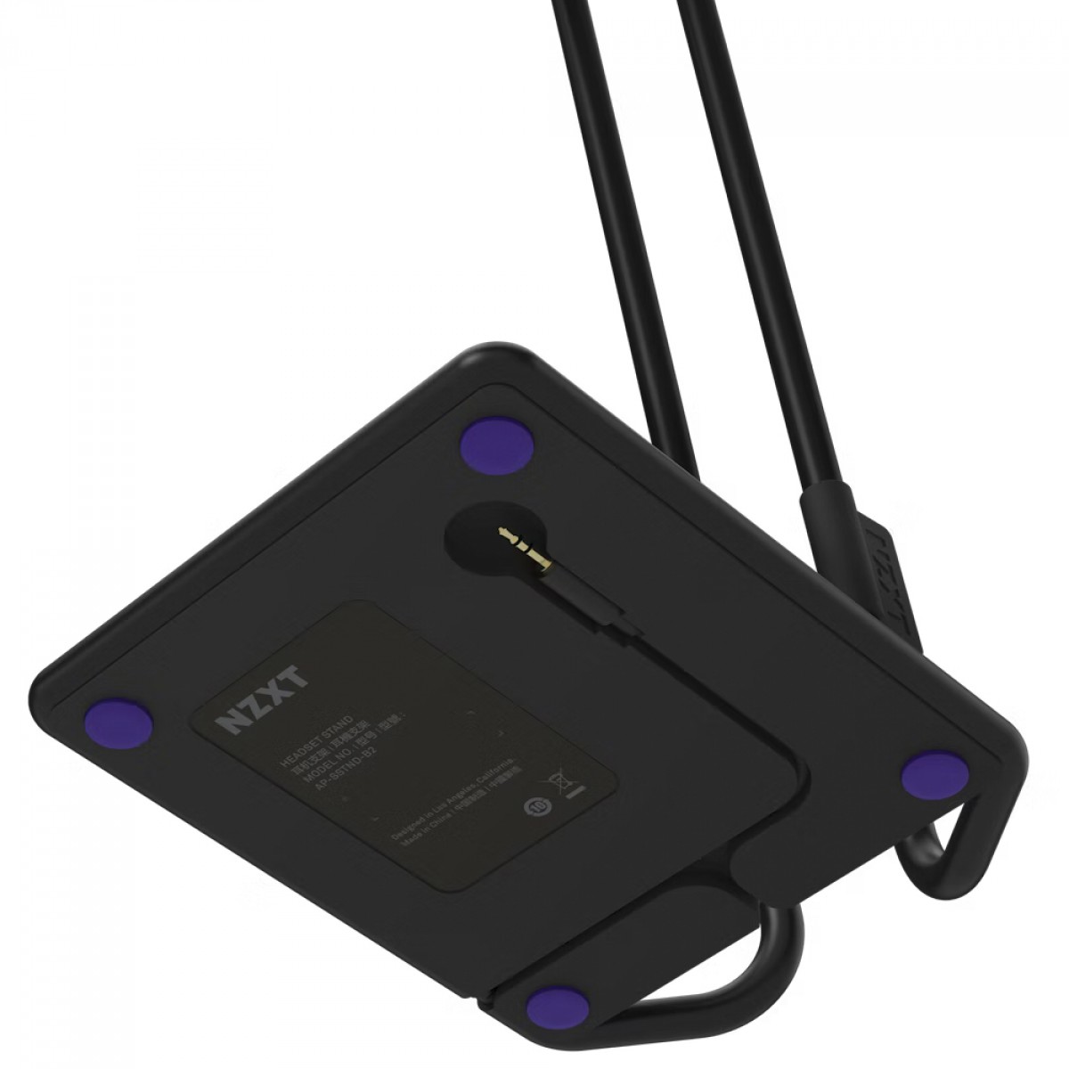 Suporte Para Headset NZXT SwitchMix, Com Mixer de Som, Preto, AP-USMSM-B1