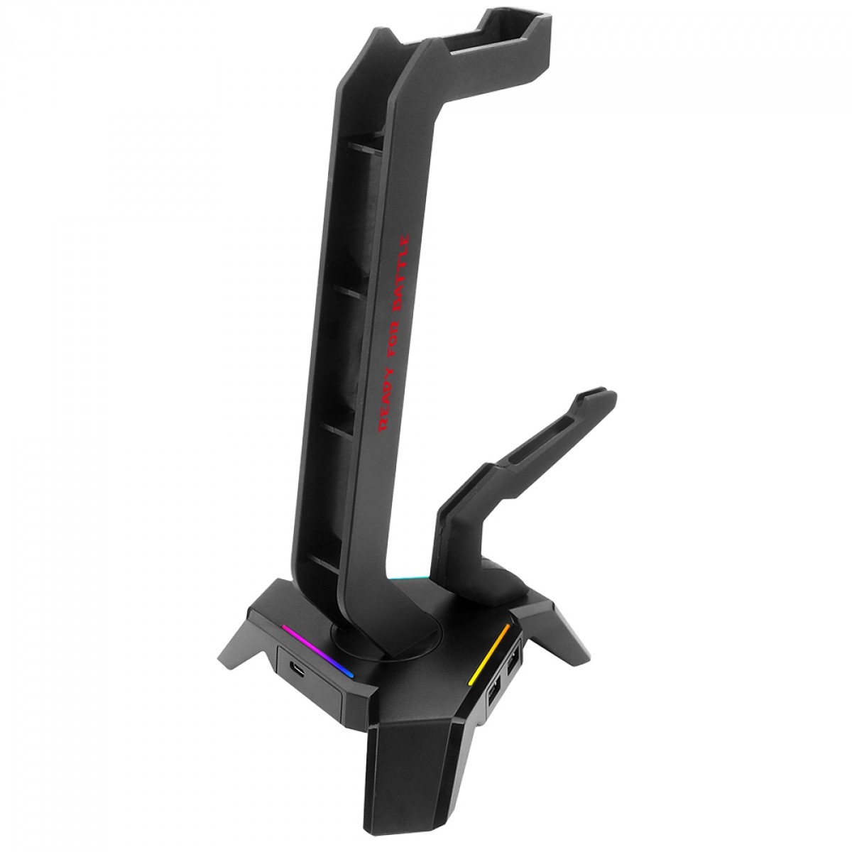 Suporte para Headset Redragon Scepter Elite, RGB, Black, HA311