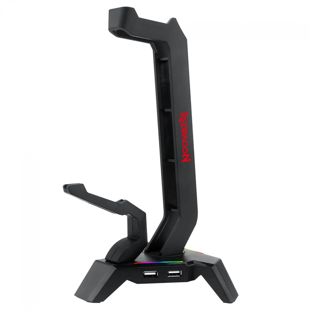 Suporte para Headset Redragon Scepter Elite, RGB, Black, HA311