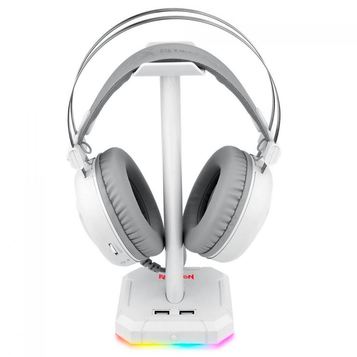 Suporte para Headset Redragon Scepter Pro RGB, White, HA300-W