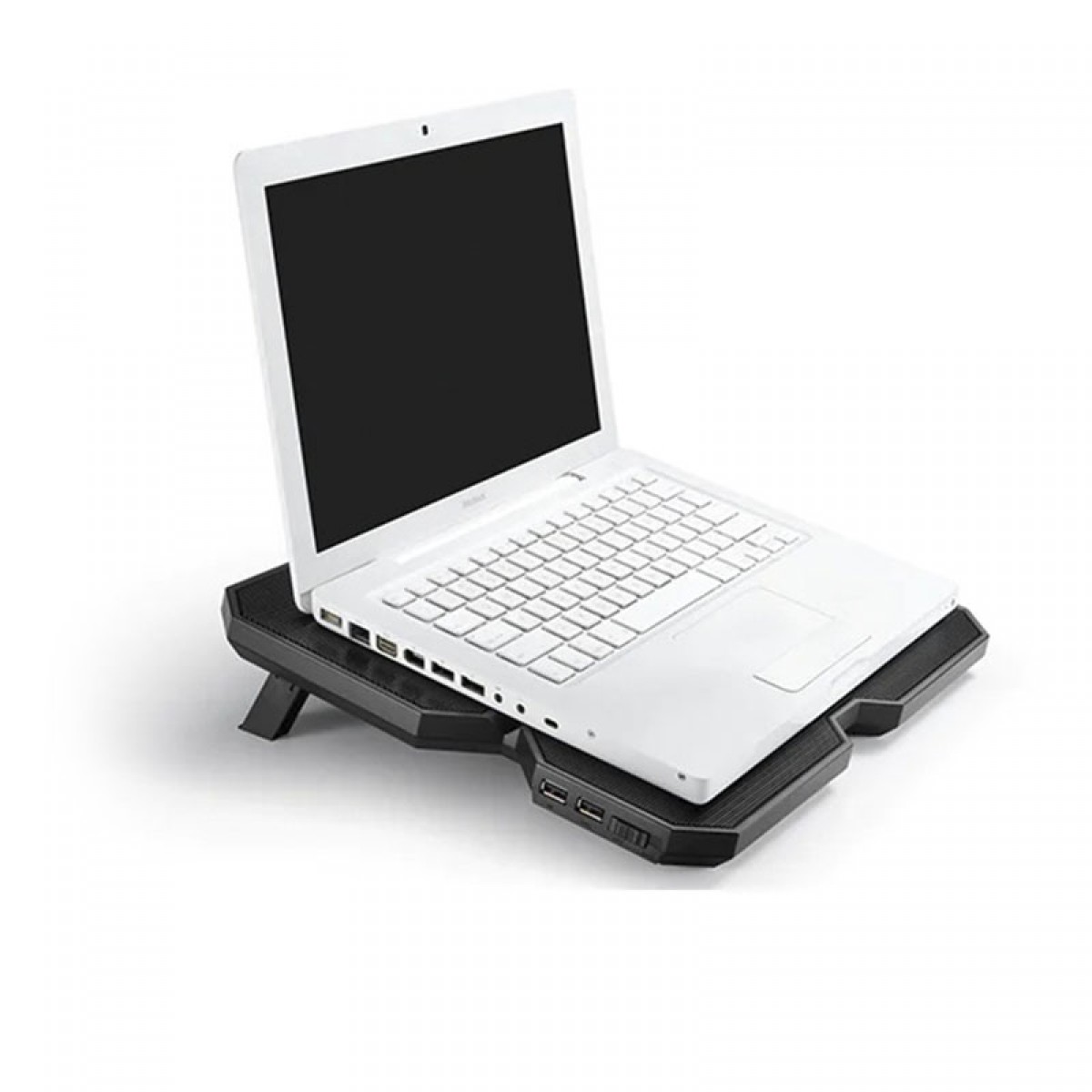 Suporte para Notebook DeepCool Multi Core X6, Ajustável, Black, Com 4 Fans, DP-N422-MCX6