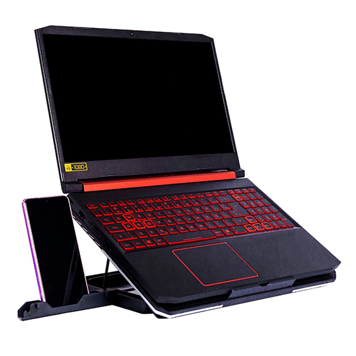Suporte Para Notebook Kross Elegance, 6 Fans, USB, RGB, KE-NBSX08