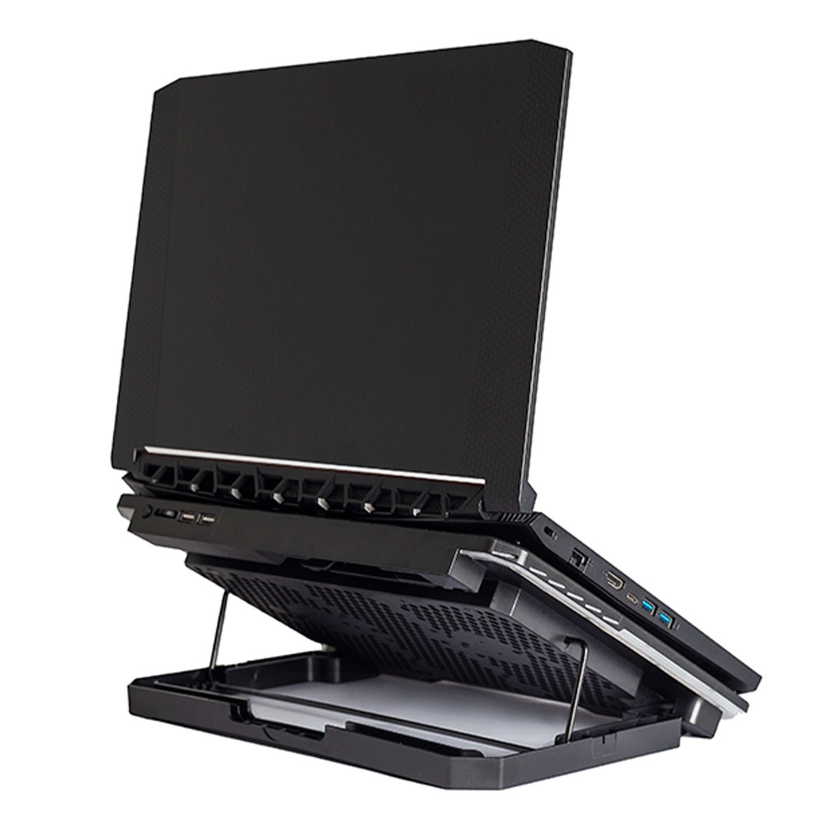 Suporte Para Notebook Kross Elegance, 6 Fans, USB, RGB, KE-NBSX08