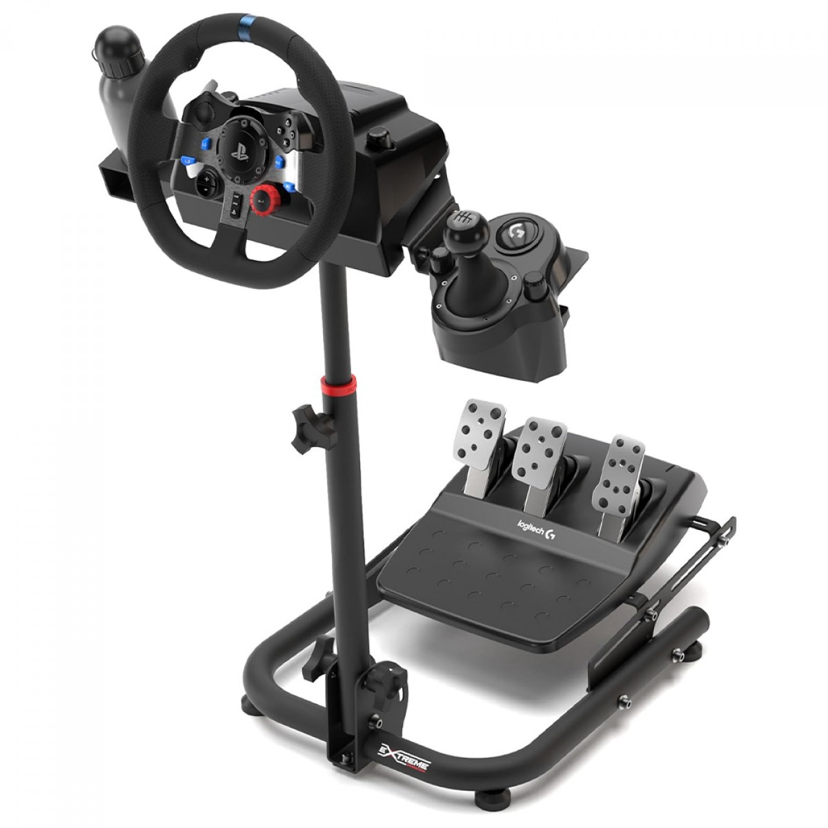 Suporte Para Volante Extreme Simracing SPRO, Compatível com Pedais e Câmbio, Preto