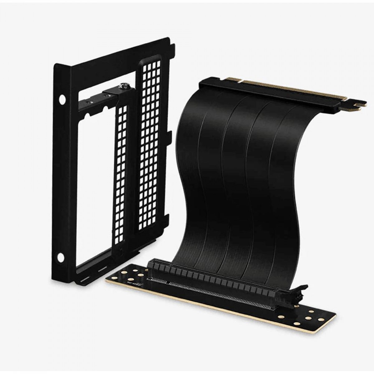 Suporte Vertical Para GPU DeepCool PCIe 4.0, 140mm, Preto, R-Vertical-GPU-Bracket-G-1
